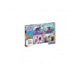 Puzzle Ariel Disney 12+16+20+24Pzs