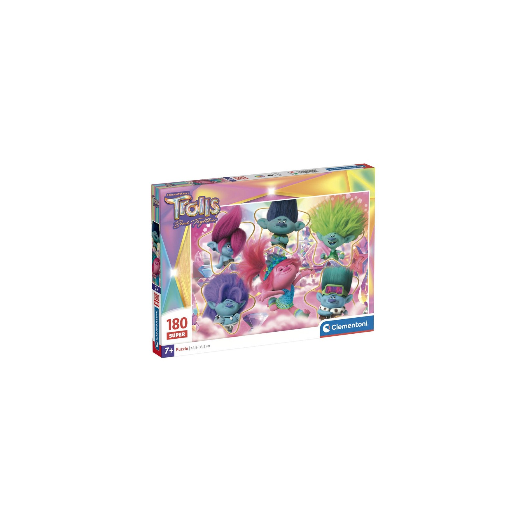 Puzzle Super Trolls 3 180Pzs