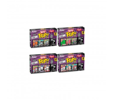 Blister 4 Figuras Bitty Pop Disney Pesadilla Antes De Navida