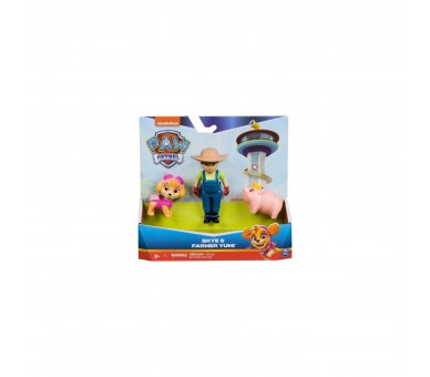 Blister 2 Figuras Skye Hero Pup Patrulla Canina Paw Patrol