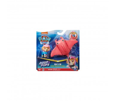 Blister 2 Figuras Skye Aqua Pups Patrulla Canina Paw Patrol