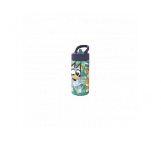 Botella Deportiva Con Pajta Y Asa Bluey 410 Ml