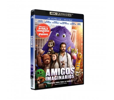 Amigos Imaginarios (4K Uhd + Cuaderno) - Bd Br