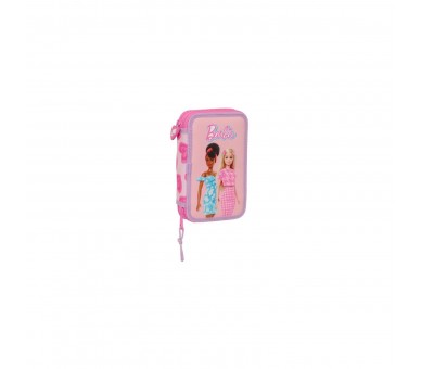 Plumier Love Barbie 28Pzs Doble