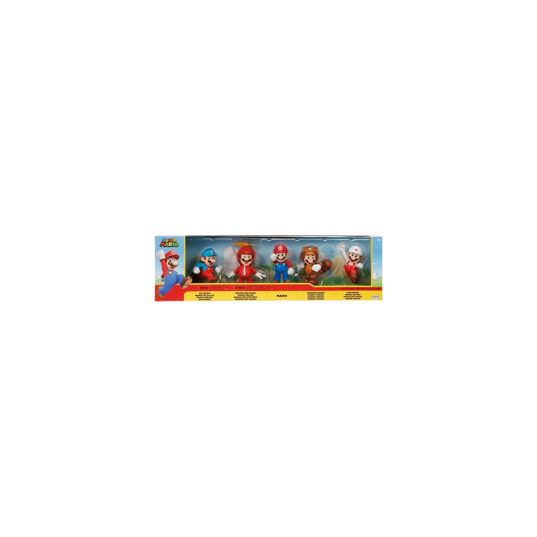 Blister 5 Figuras Super Mario Bros 6Cm