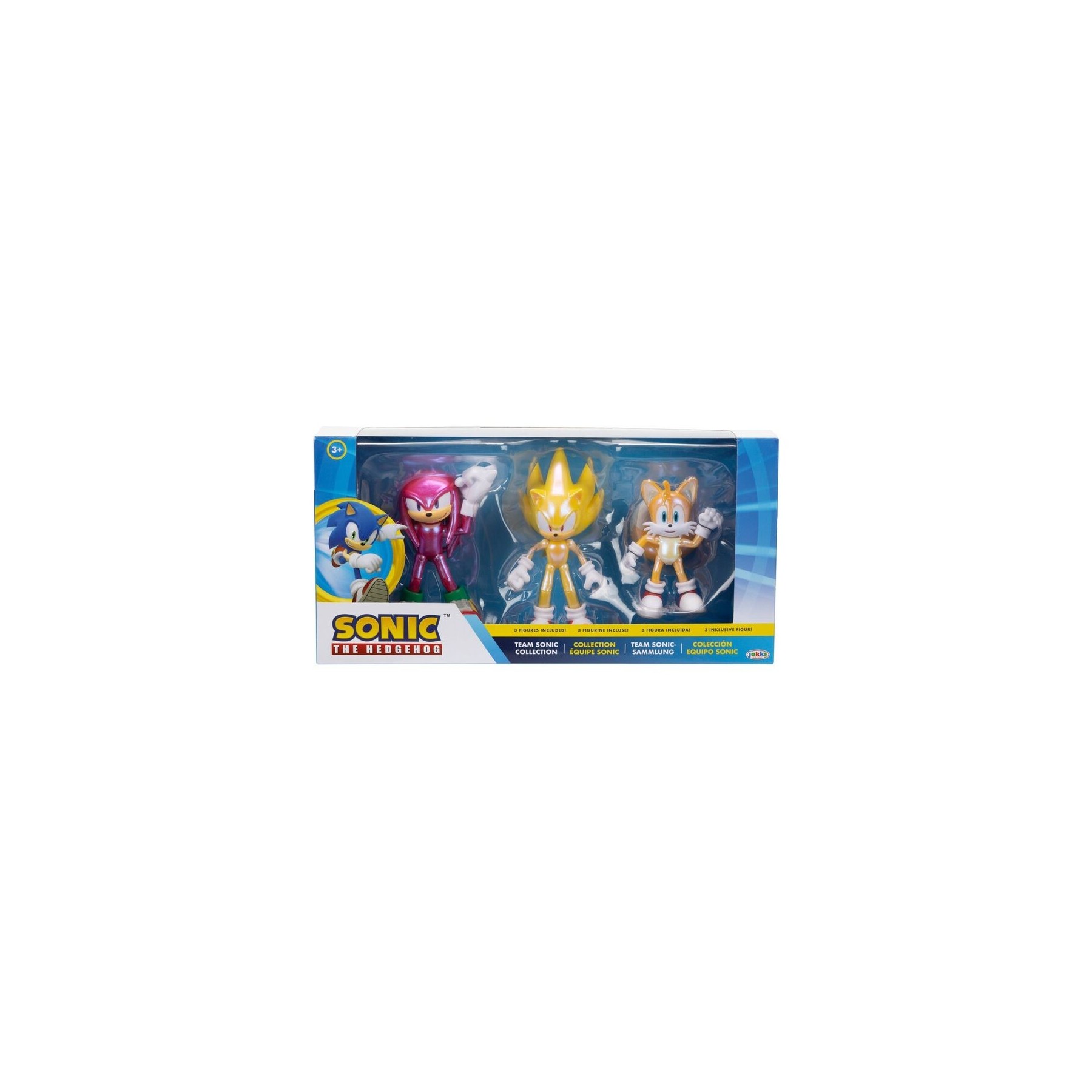 Blister 3 Figura Ultimate Team Up Sonic The Hedgehog 10Cm