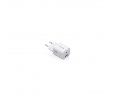 Cargador Gan De Pared Aisens Asch-30W2P020-W/ 1Xusb Tipo-C/