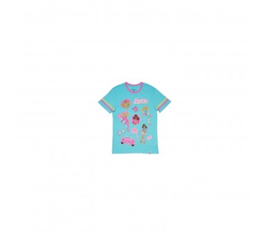 Camiseta Barbie Pegatinas 65 Aniversario S