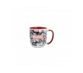 Taza Cerámica Élite 380Ml Patron Marvel (En Caja Regalo)