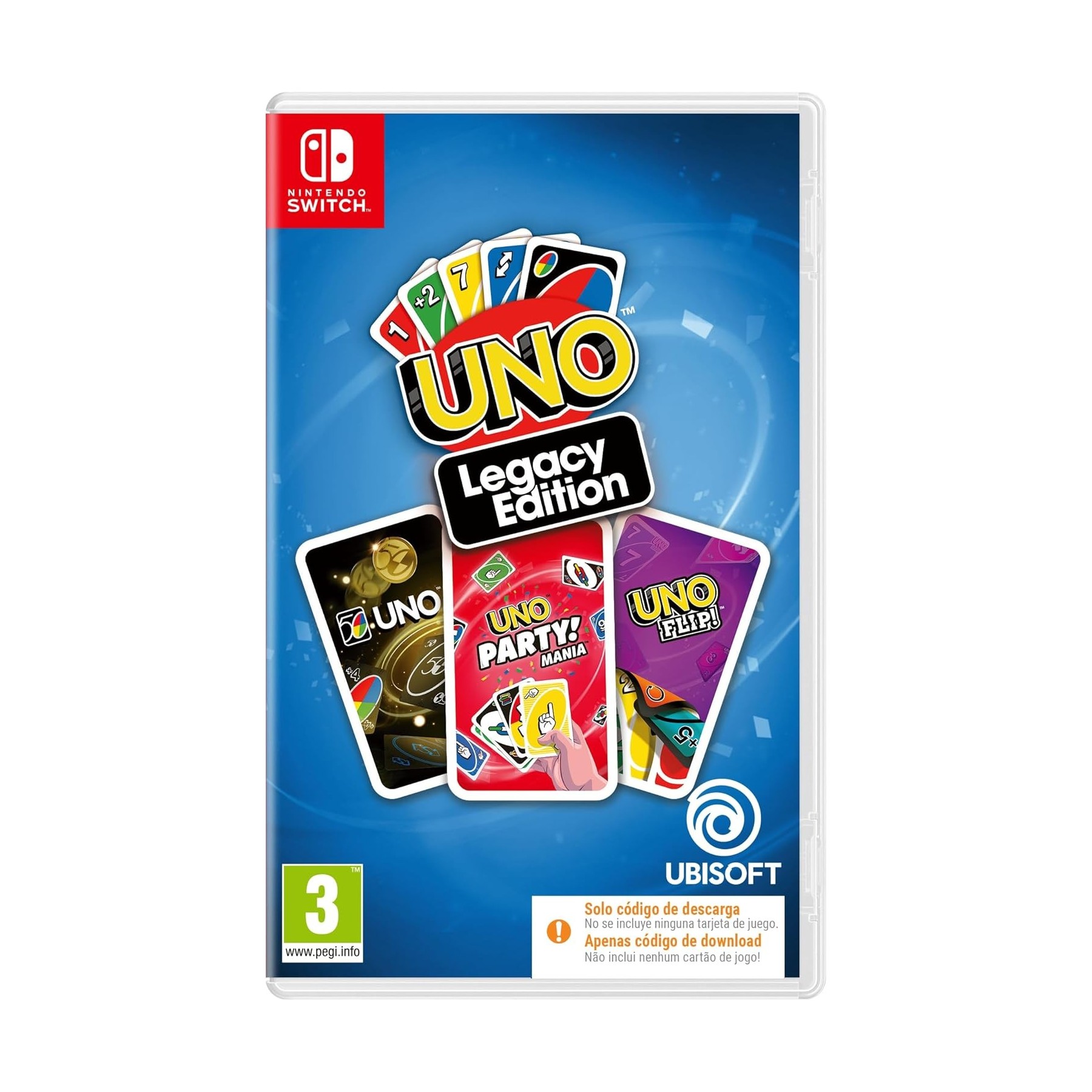 Uno Legacy Edition Code In The Box  Switch