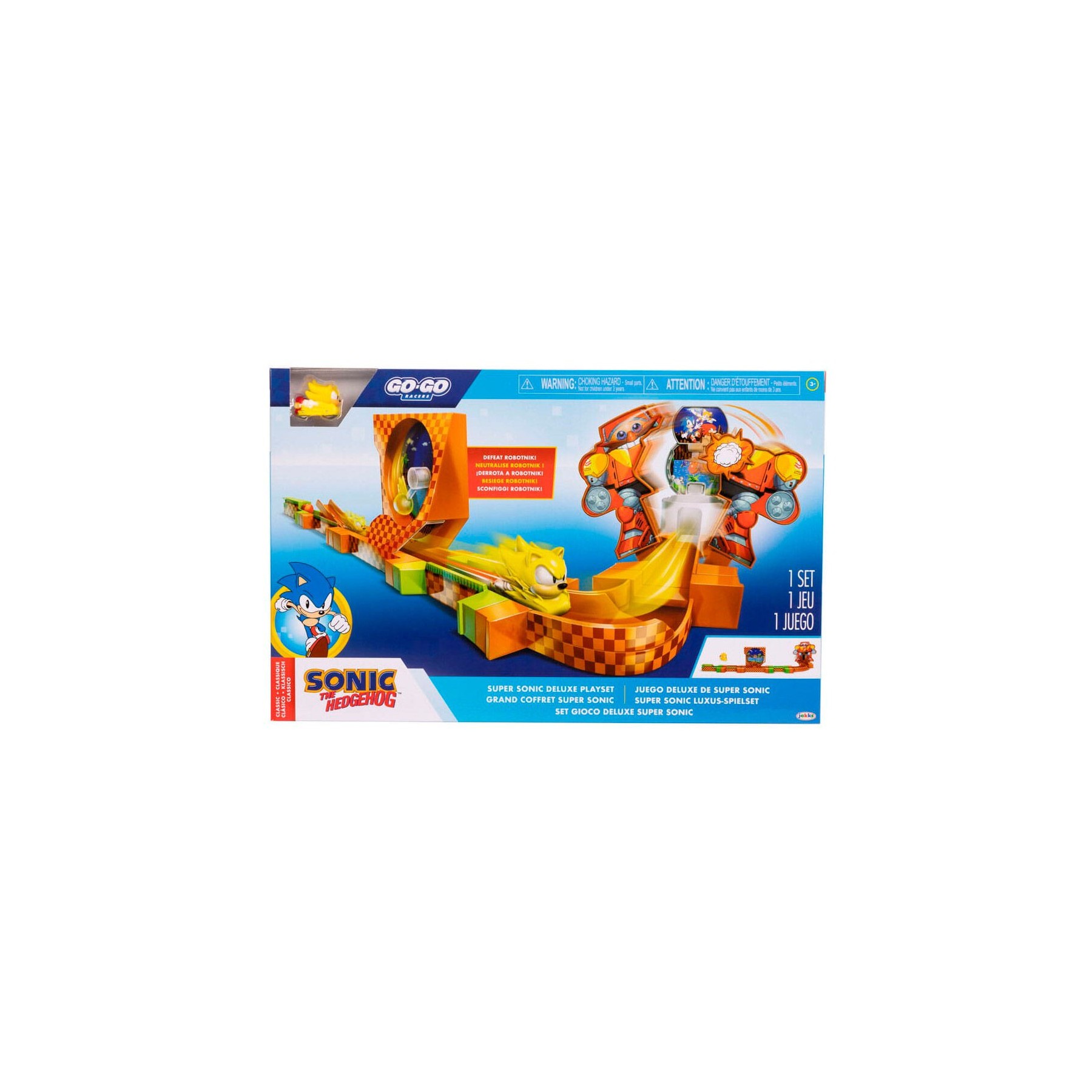 Playset Super Sonic Deluxe Go Go Racers Sonic