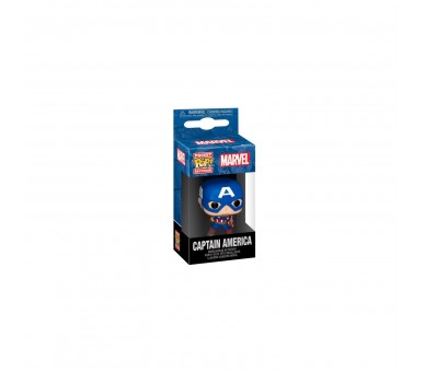 Llavero Pocket Pop Marvel Capitan America Classics