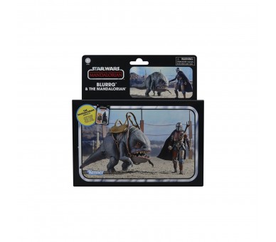 Set 2 Figuras Blurrg & Mandalorian - The Mandalorian Star Wa