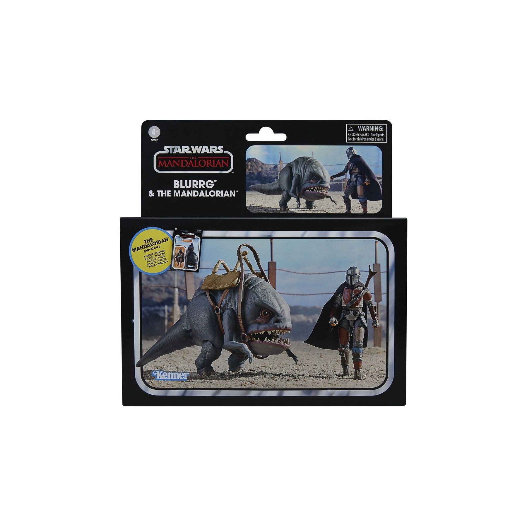 Set 2 Figuras Blurrg & Mandalorian - The Mandalorian Star Wa