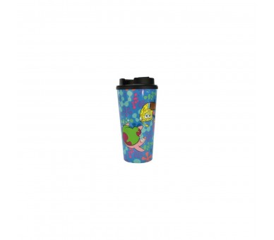 Vaso Termo Con Tapa De Rosca Bob Esponja 450 Ml