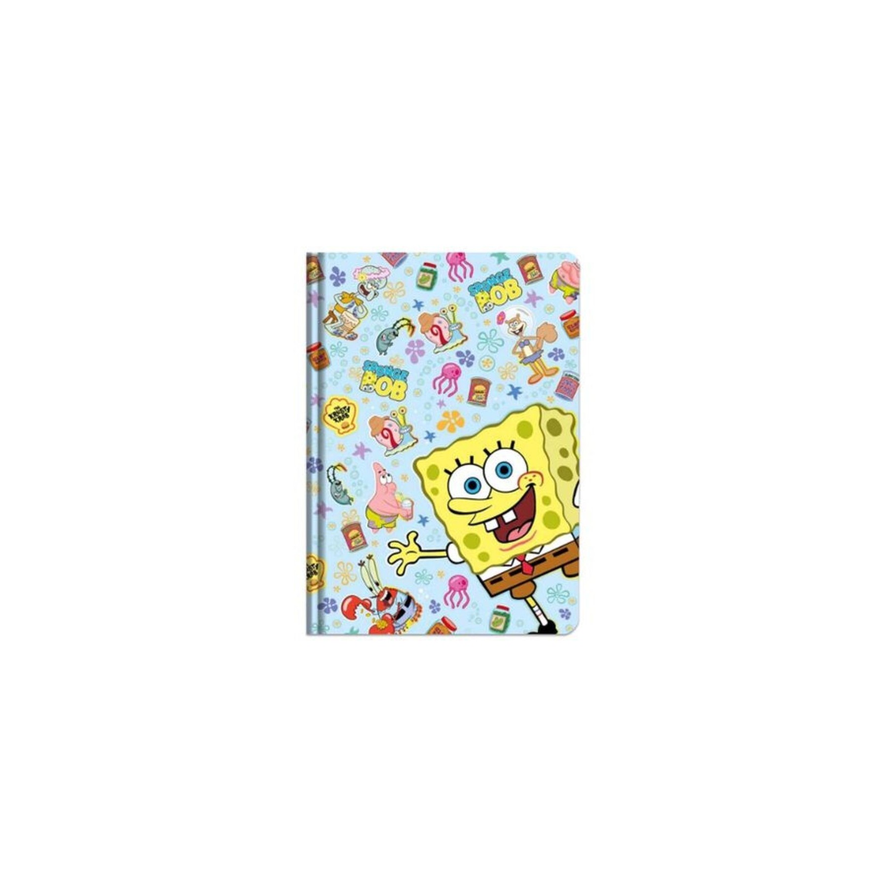 Cuaderno Encuadernado Tapa Dura Bob Esponja A5