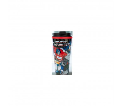 Vaso Termo Con Tapa De Rosca Transformers 450 Ml