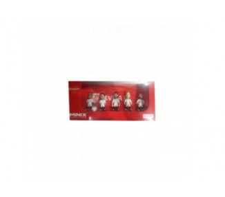 Blister 5 Figuras Minix Sevilla Fc Club 7Cm