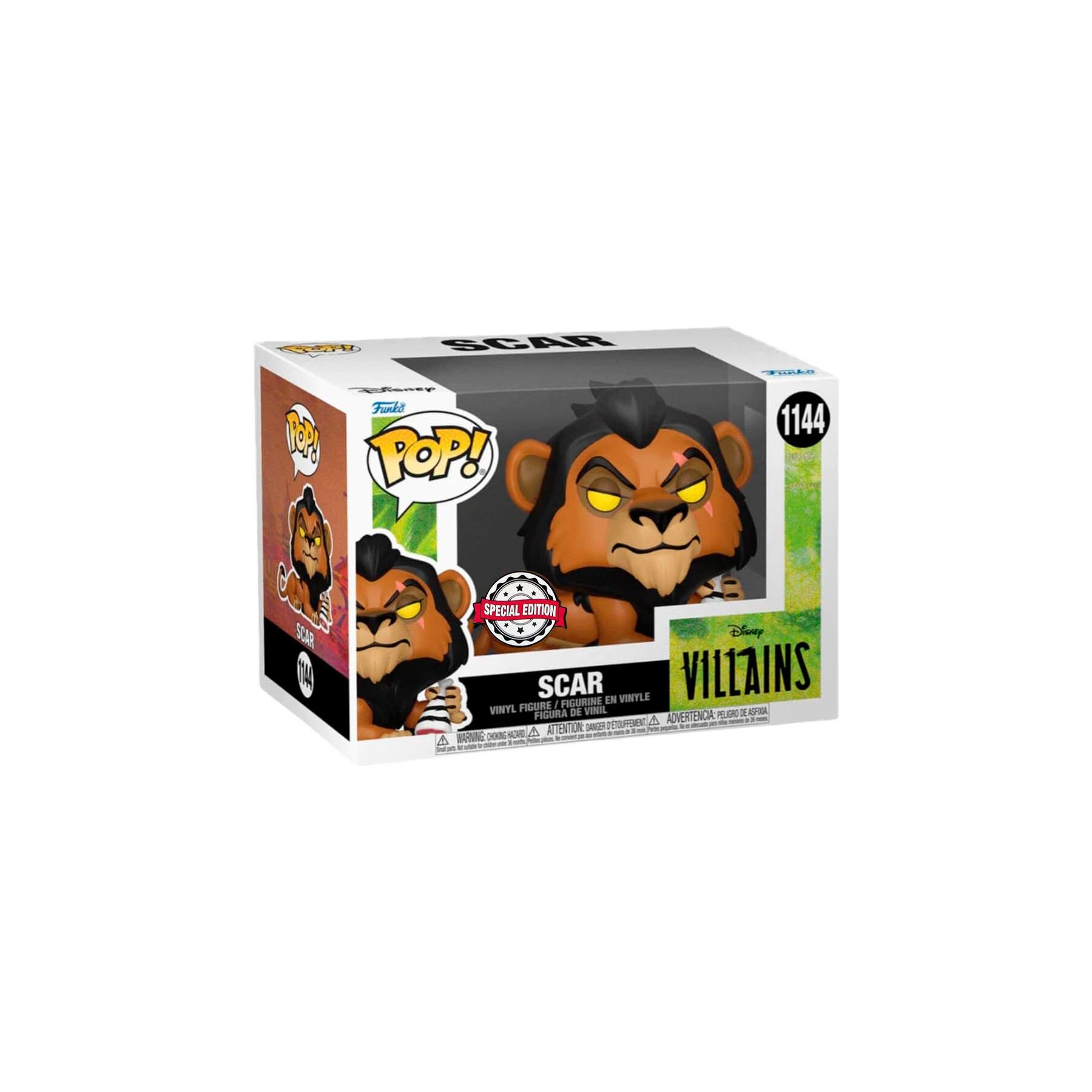 Figura Pop Disney Villains El Rey Leon Scar Exclusive