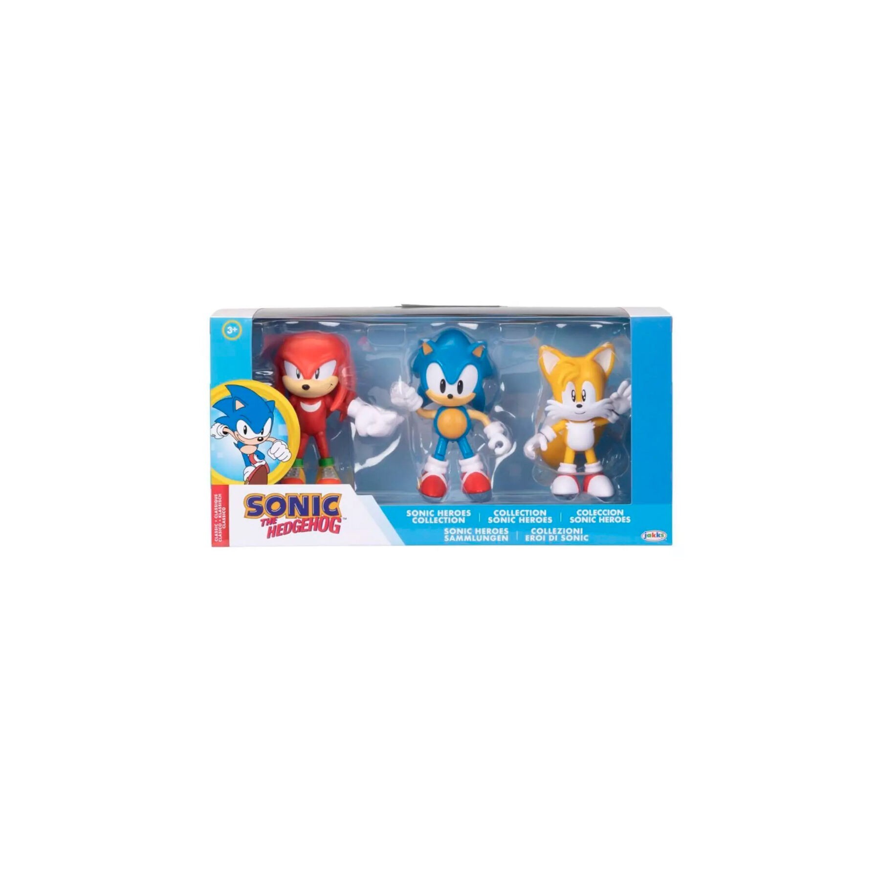 Blister 3 Figuras Classic Sonic The Hedgehog 10Cm