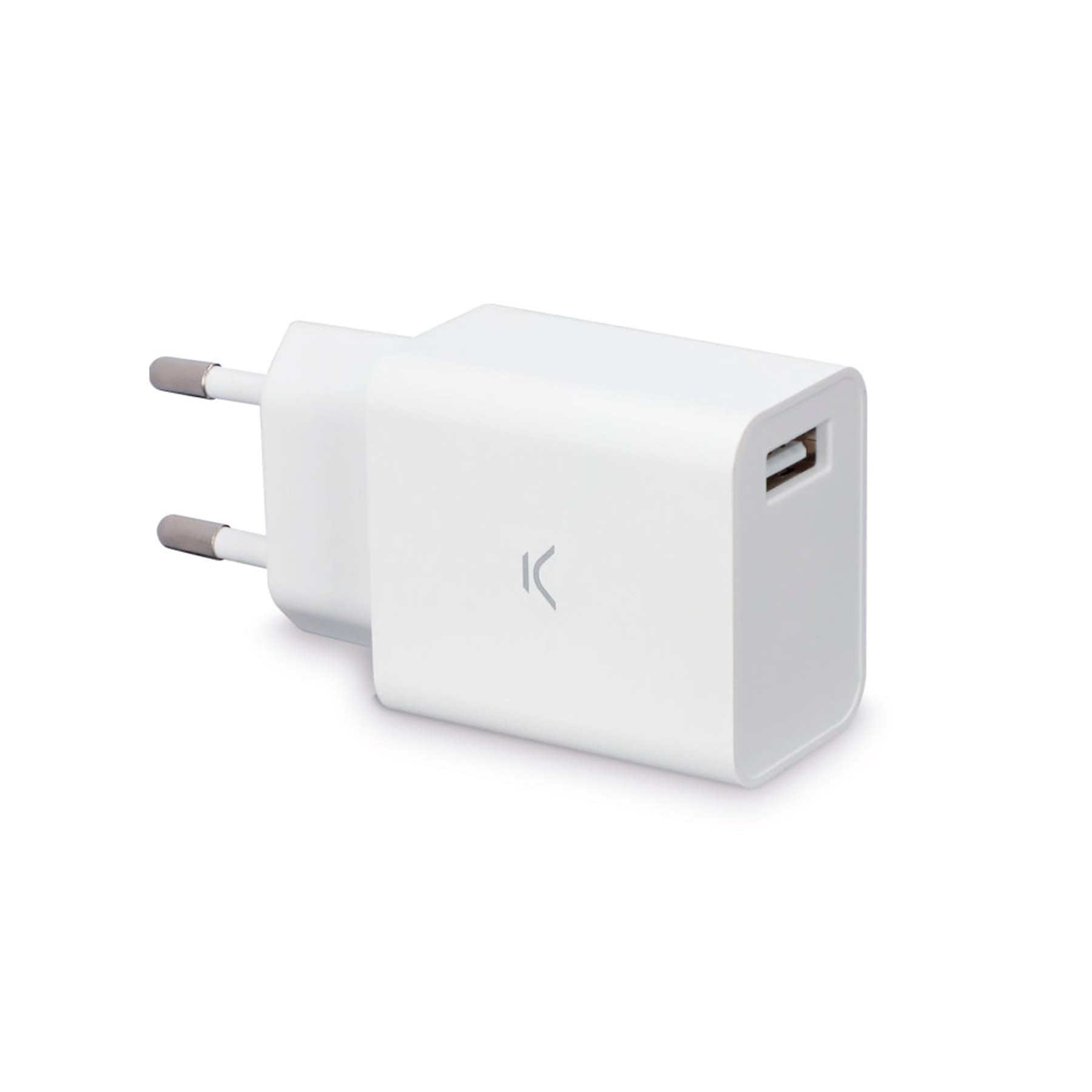 Ksix Bxcd2Ab Blanco / Cargador De Red Eléctrica Usb-A 12W