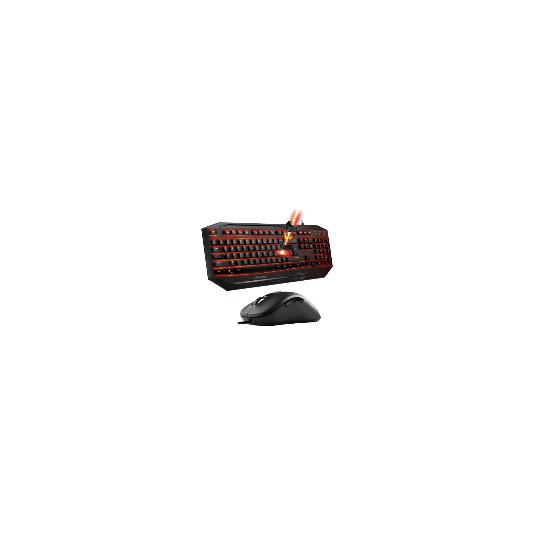 Pack Gaming Hiditec Pac010036/ Teclado Gaming Gk200 + Ratón