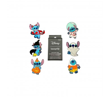 Blind Box Enamel Pin Halloween Stitch Disney Surtido 12 Unid