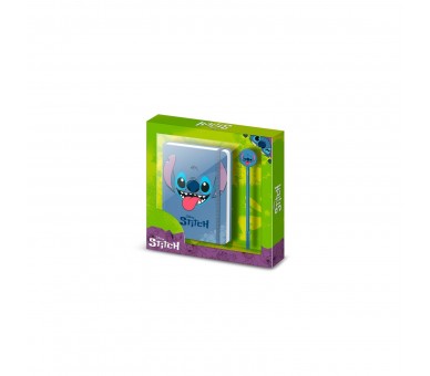 Set Diario + Boligrafo Stitch Disney