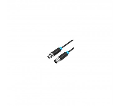 Cable Estéreo Vention Bbfbj/ Xlr Macho Xlr Hembra/ 5M/ Negro