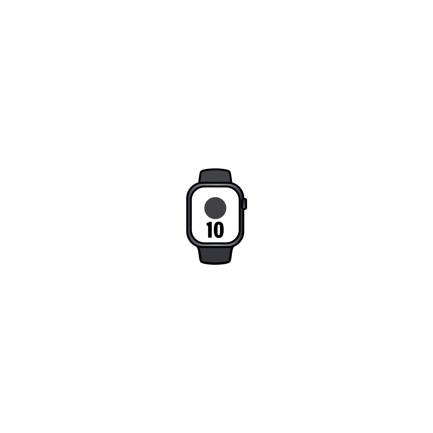 Apple Watch Series 10/ Gps/ 42Mm/ Caja De Aluminio Negro Aza