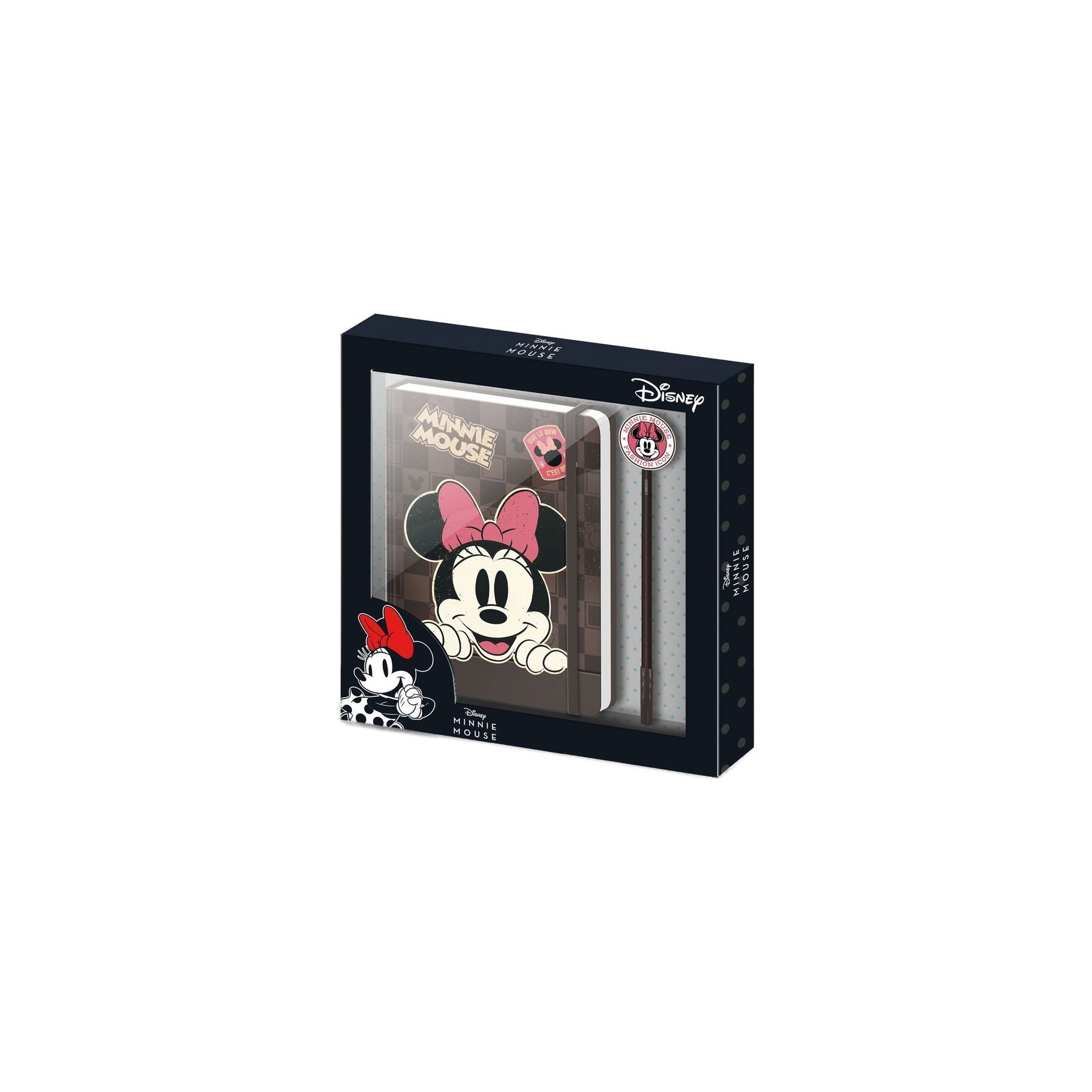 Set Diario + Boligrafo Minnie Disney