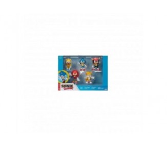 Blister 5 Figuras Sonic The Hedgehog 6Cm