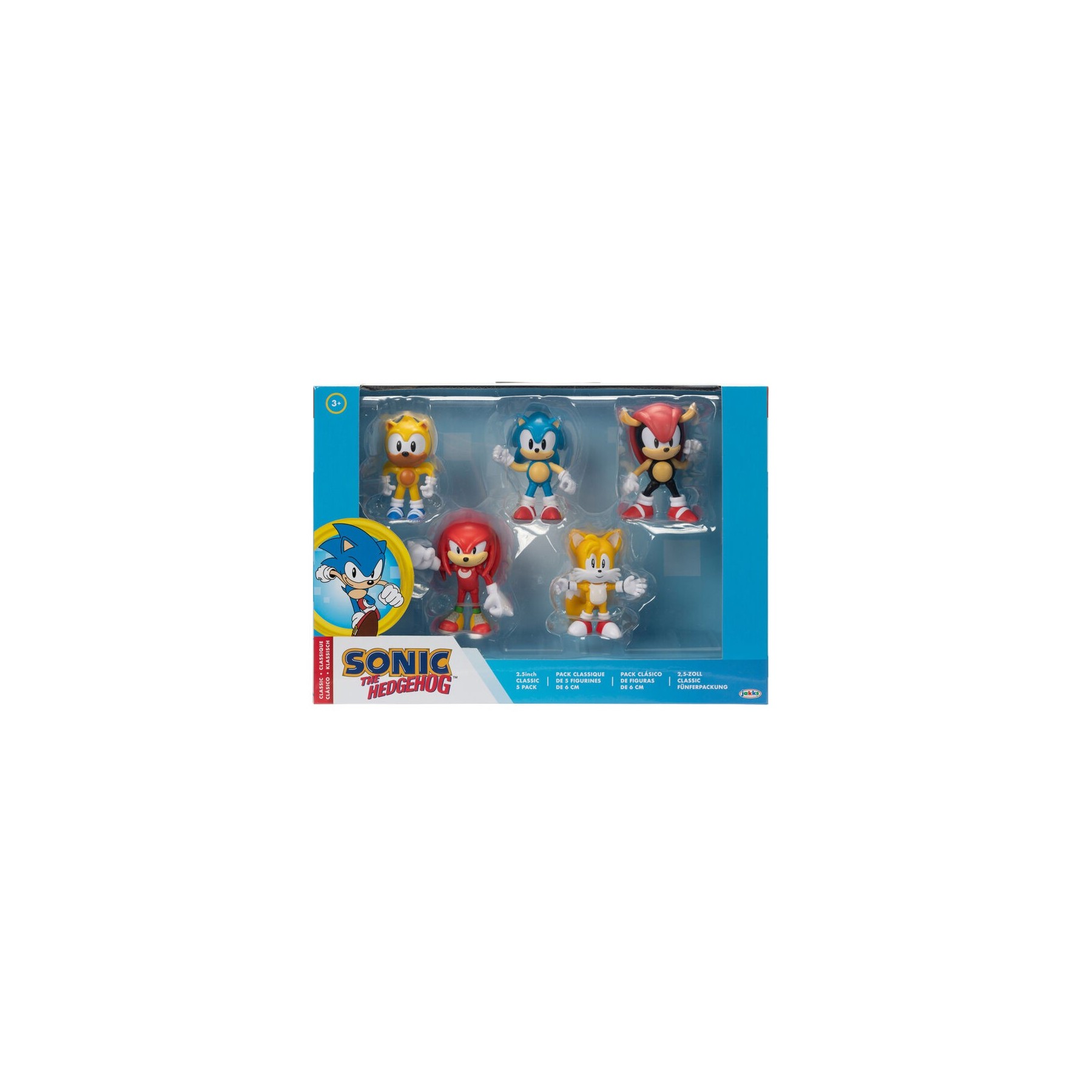 Blister 5 Figuras Sonic The Hedgehog 6Cm