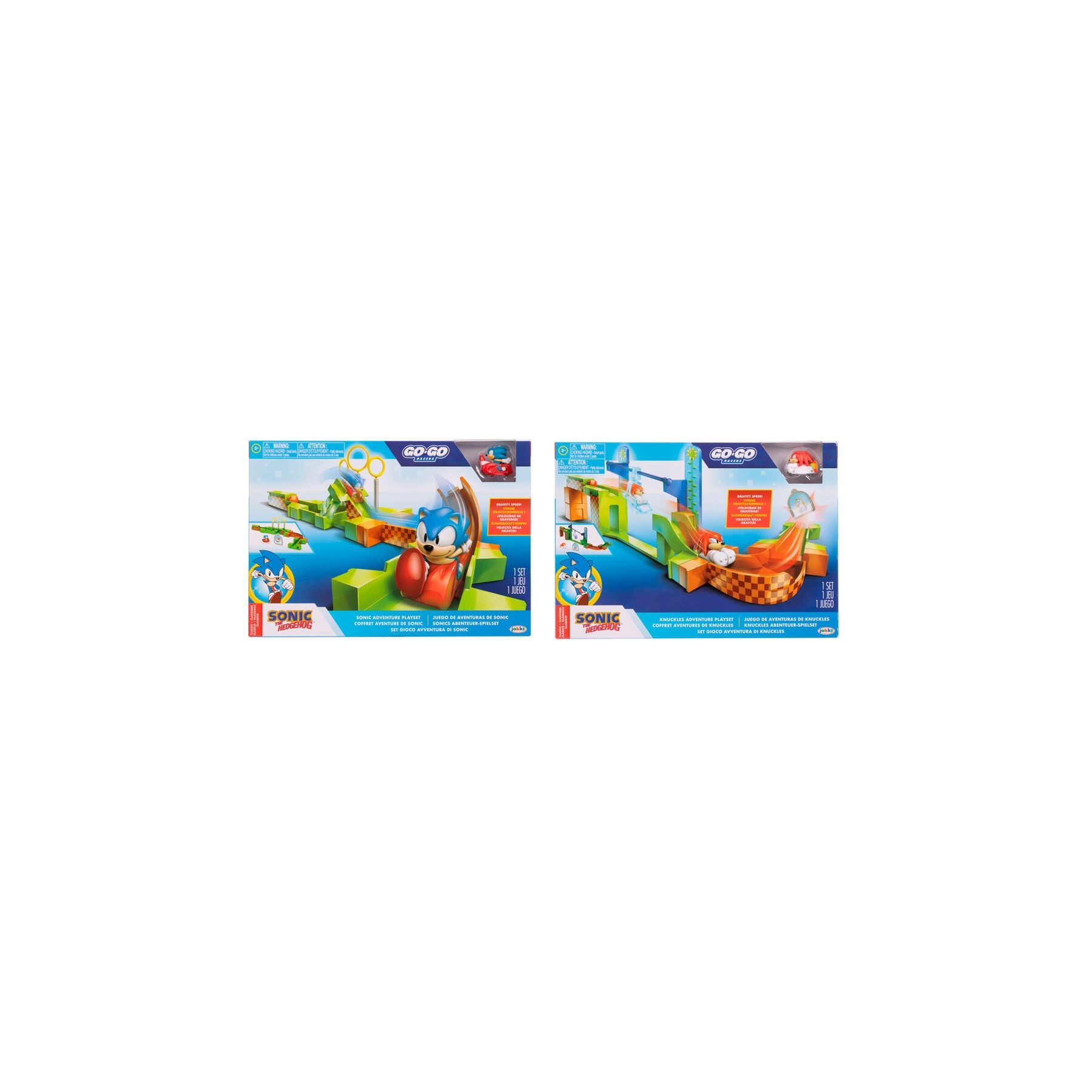 Playset Sonic & Knuckles Go Go Racers Sonic Surtido 2 Unidad