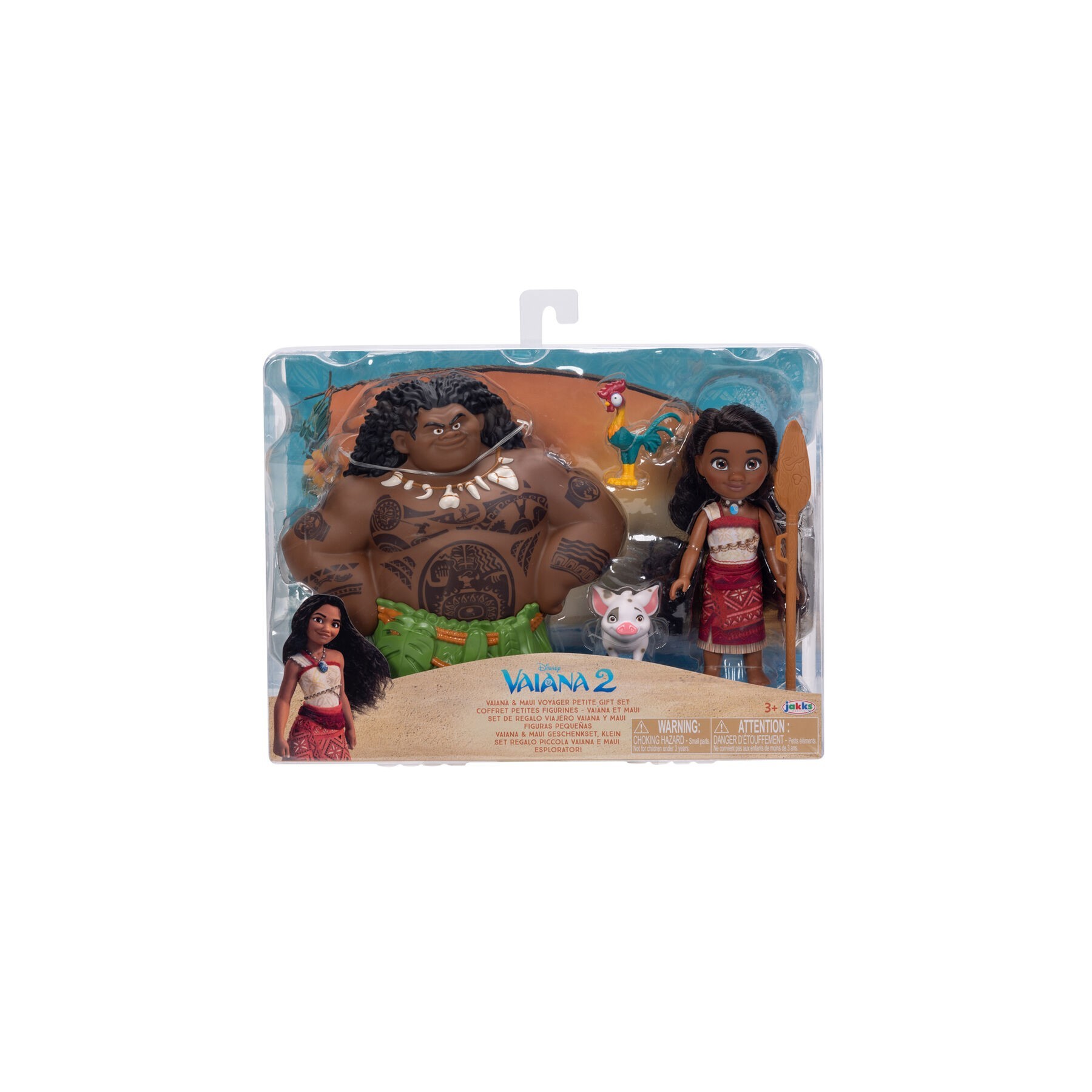 Blister Muñeca Vaiana & Maui Vaiana 2 Disney 15Cm