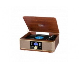 Giradiscos Trevi Tt 1042 Dab+Dab Madera