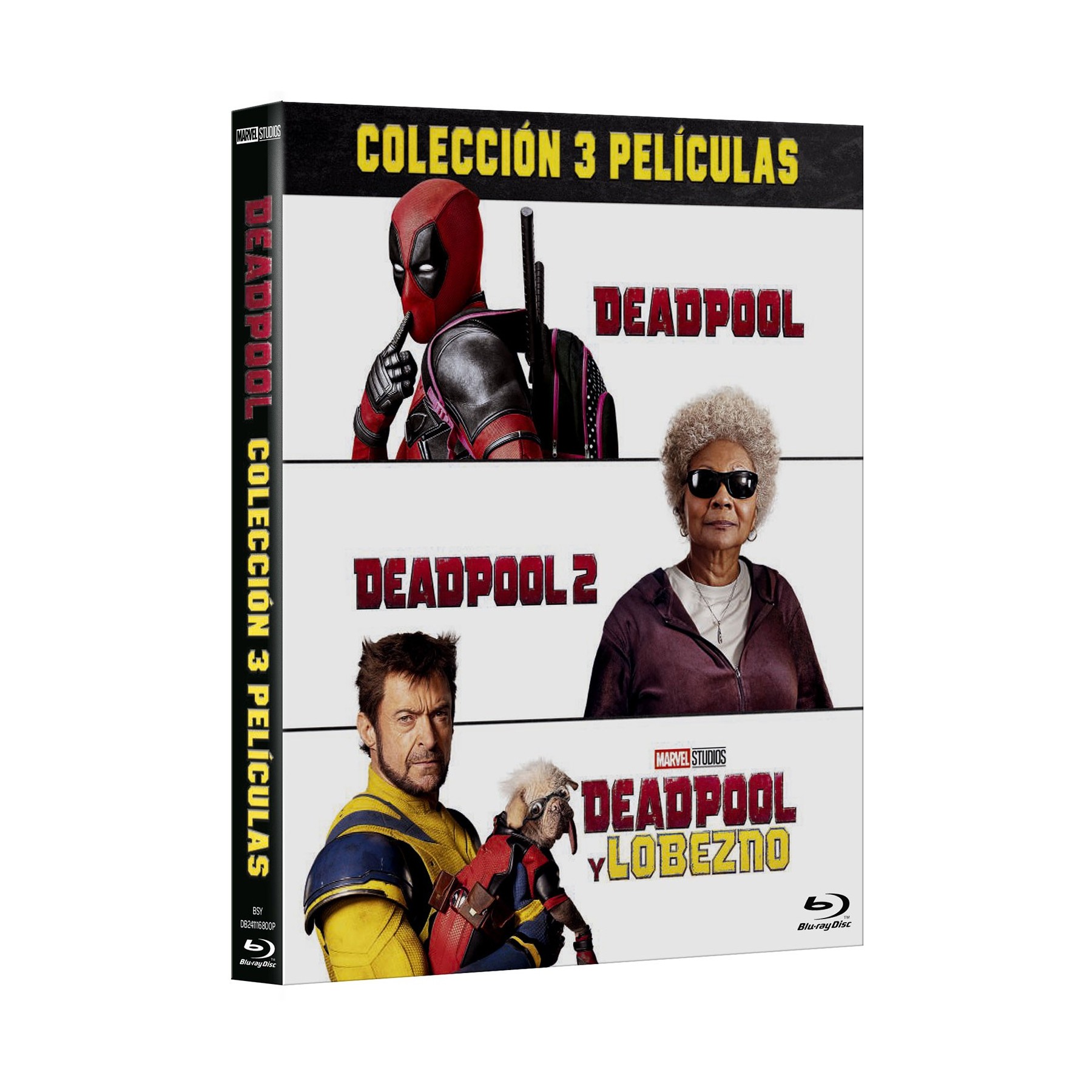 Deadpool - Colección 3 Películas - Bd Br