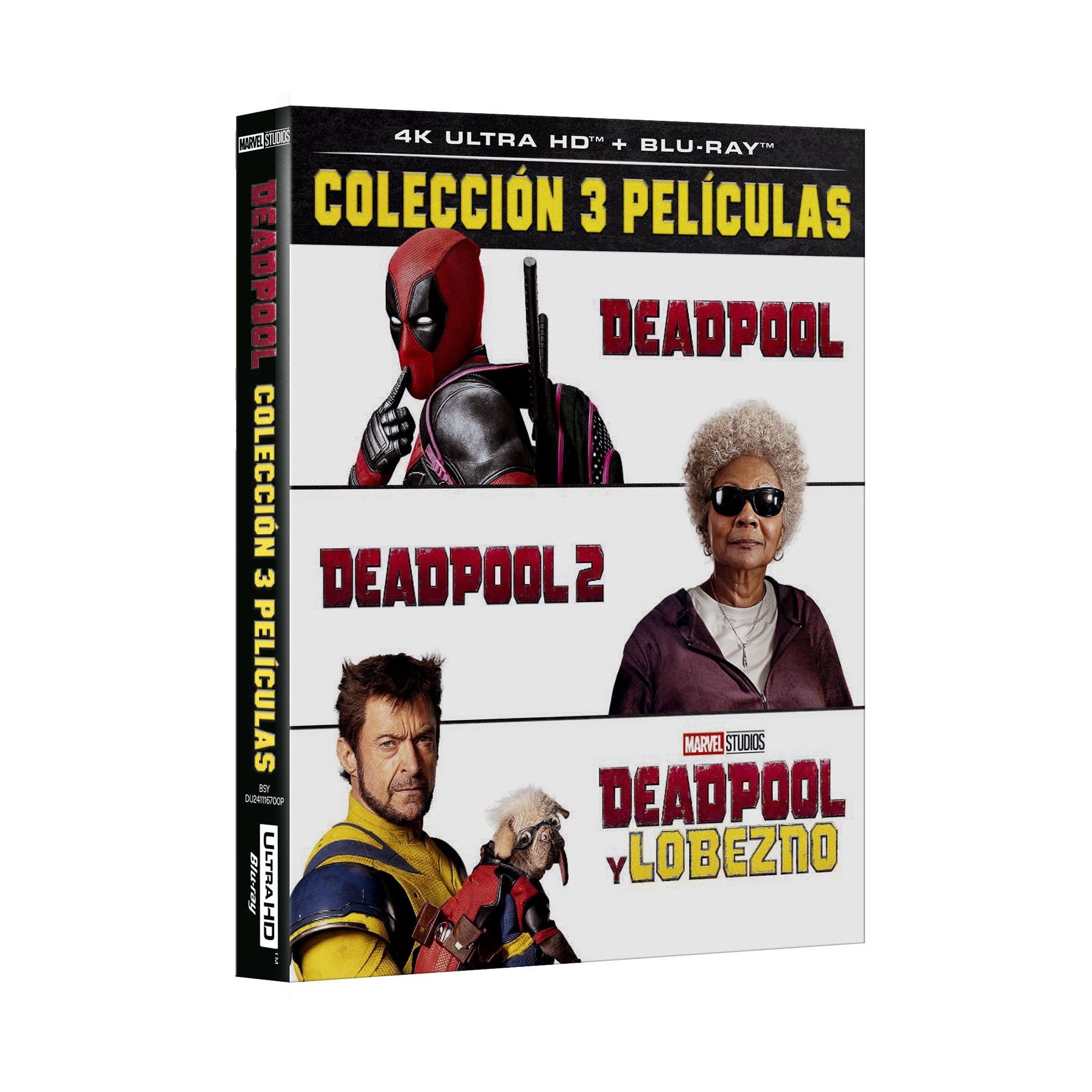 Deadpool - Colección 3 Películas (4K Uhd) - Bd Br