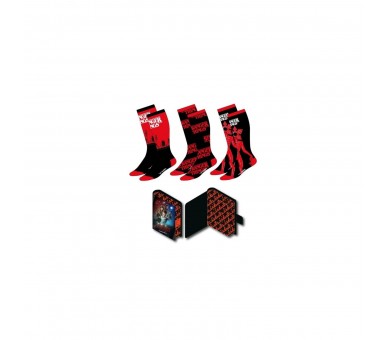 Pack Calcetines 3 Piezas Stranger Things Talla 38/45