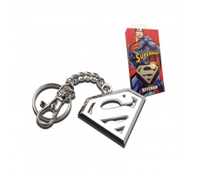 Llavero Superman-Superman Keychain (Grey)