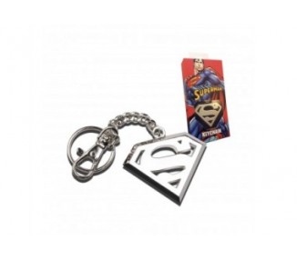 Llavero Superman-Superman Keychain (Grey)