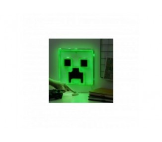 Lámpara De Pared Paladone Minecraft Creeper Luz Led Neon