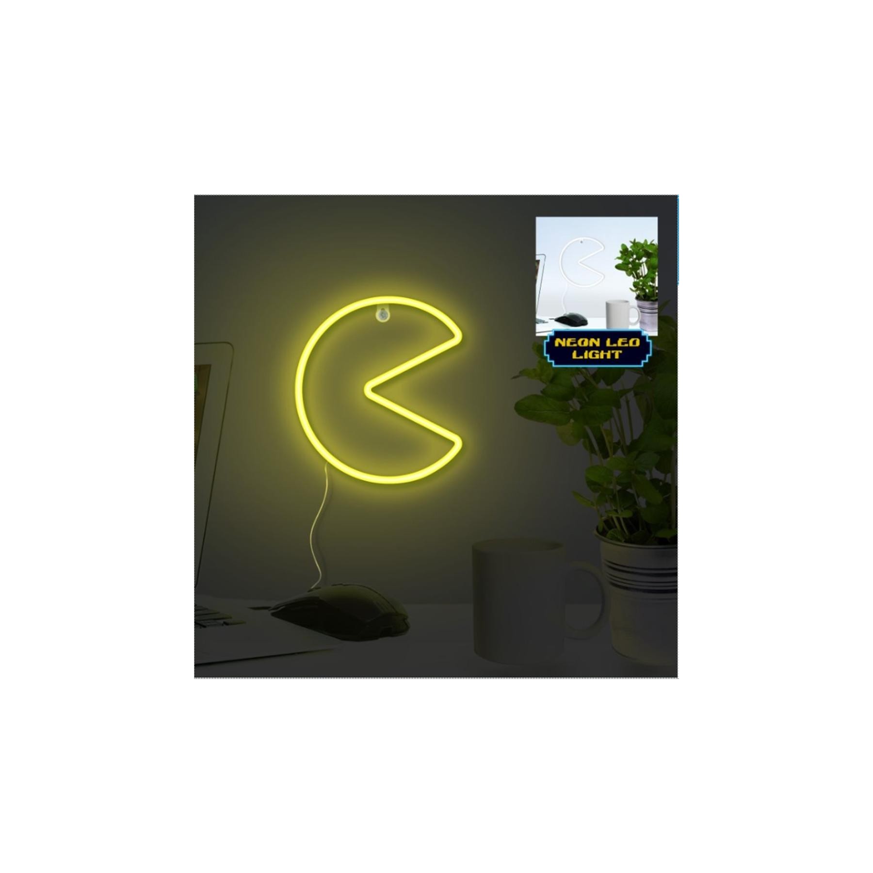 Lámpara De Pared Paladone Pac - Man Luz Led Neon