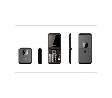 Telefono Qubo X-10Bk 2,4 2G Negro