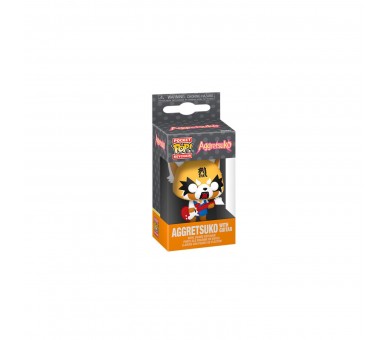 Llavero Pocket Pop Aggretsuko - Aggretsuko With Guitar