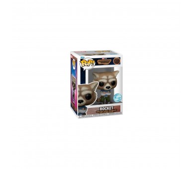 Figura Pop Marvel Guardianes De La Galaxia Rocket Exclusive