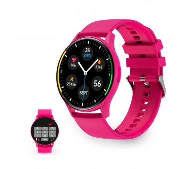 Ksix Core Fucsia / Smartwatch Amoled 1.43"