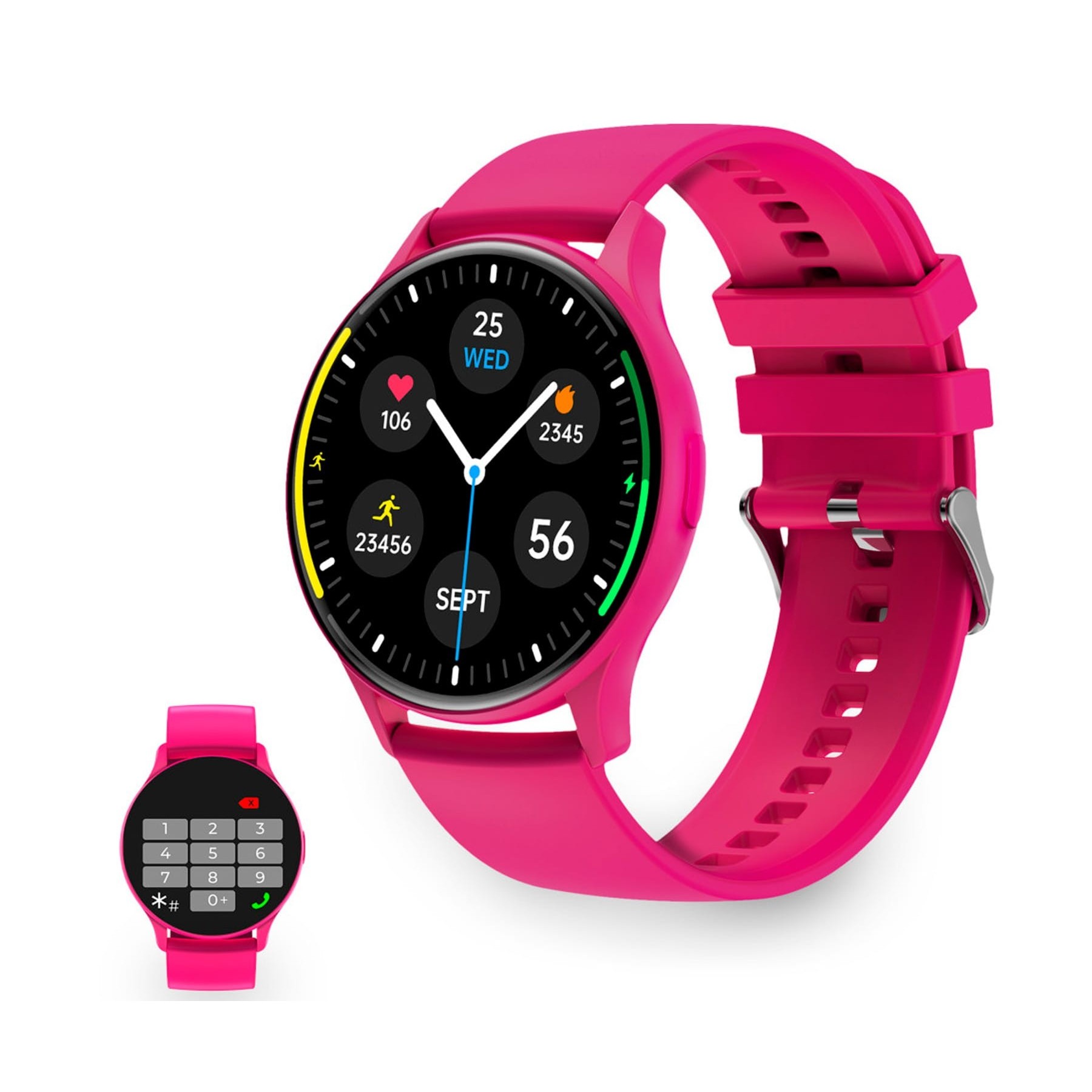 Ksix Core Fucsia / Smartwatch Amoled 1.43"