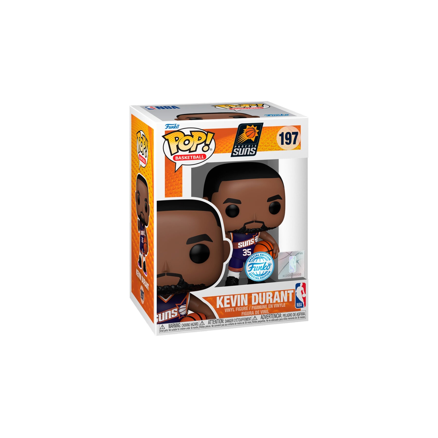 Figura Pop Nba Suns Kevin Durant Exclusive