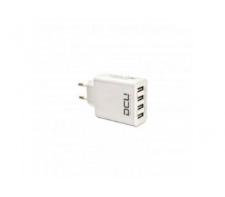 Dcu 37300500 Blanco / Cargador De Red Eléctrica Con 4X Usb-A